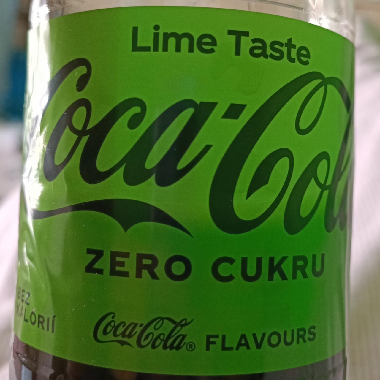 Fotografie - Lime Taste zero cukru Coca-Cola