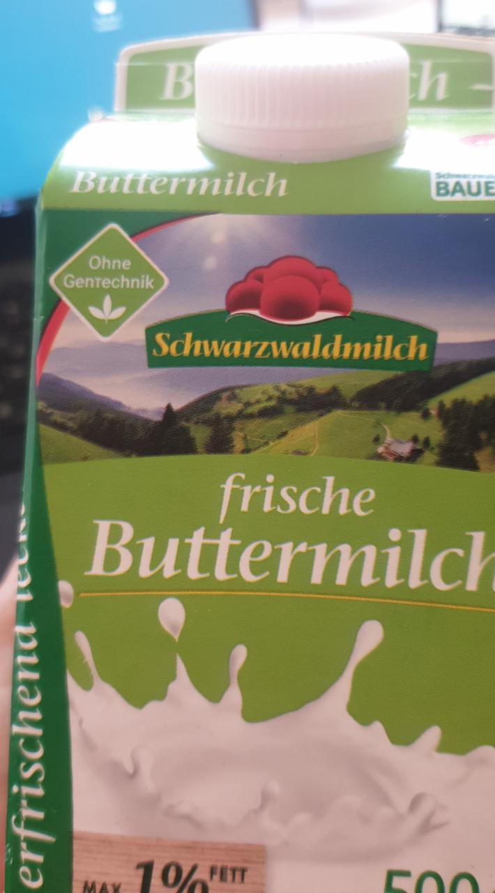 Fotografie - Frische Buttermilch 1% Schwarzwaldmilch
