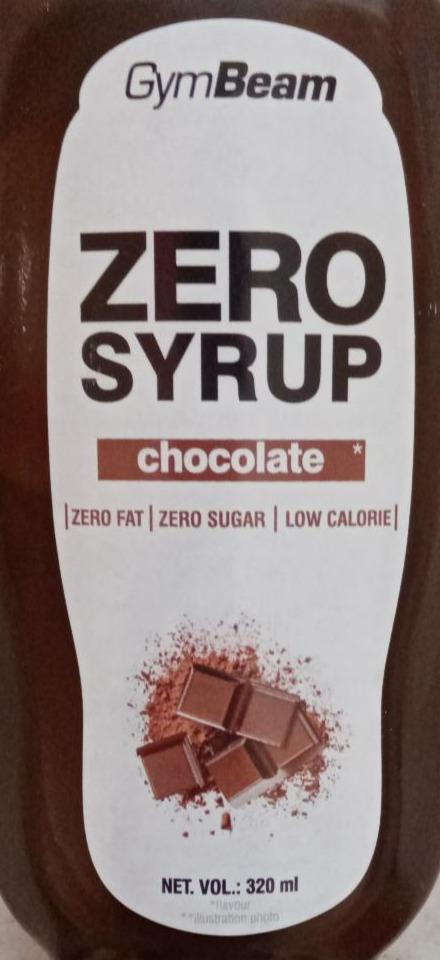 Fotografie - Zero Syrup chocolate GymBeam