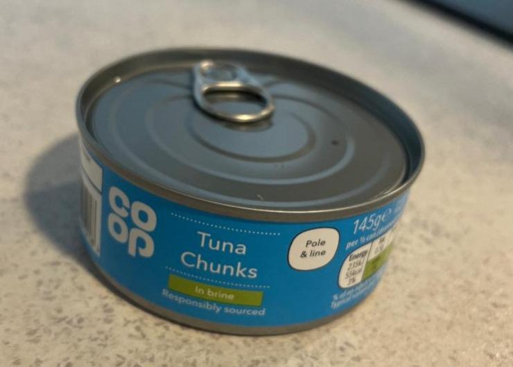 Fotografie - tuna chunks in brine Coop