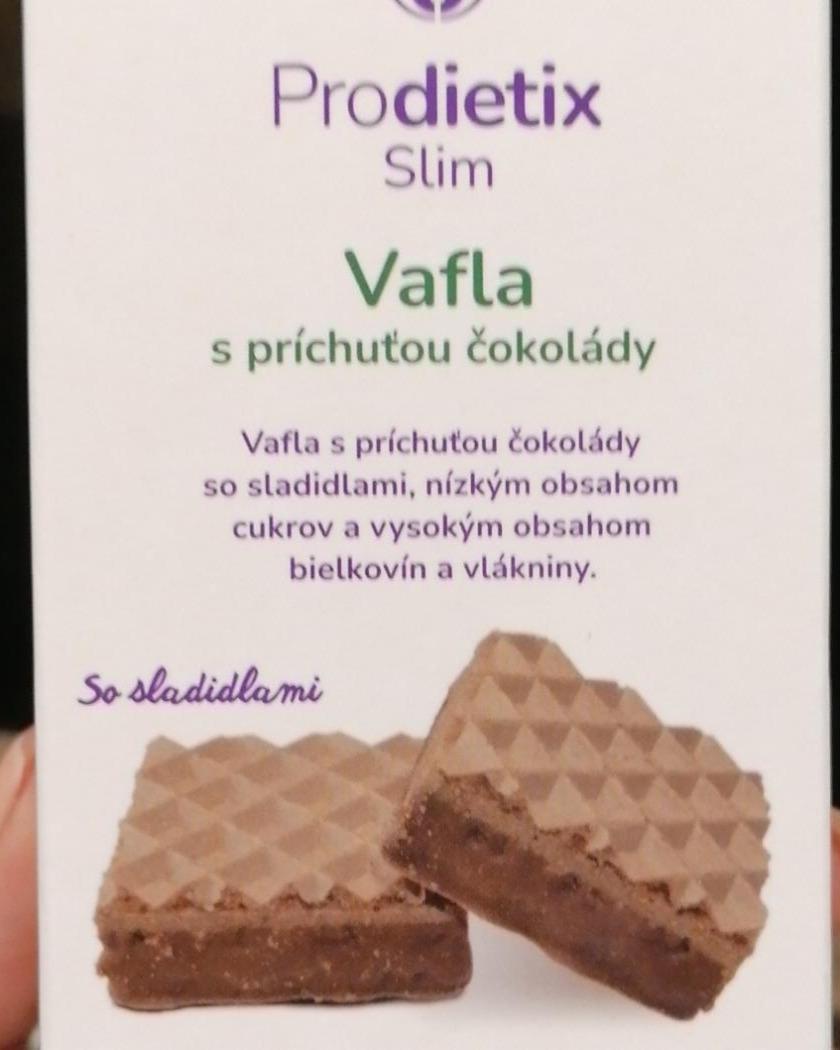 Fotografie - Vafle s příchutí čokolády Prodietix Slim