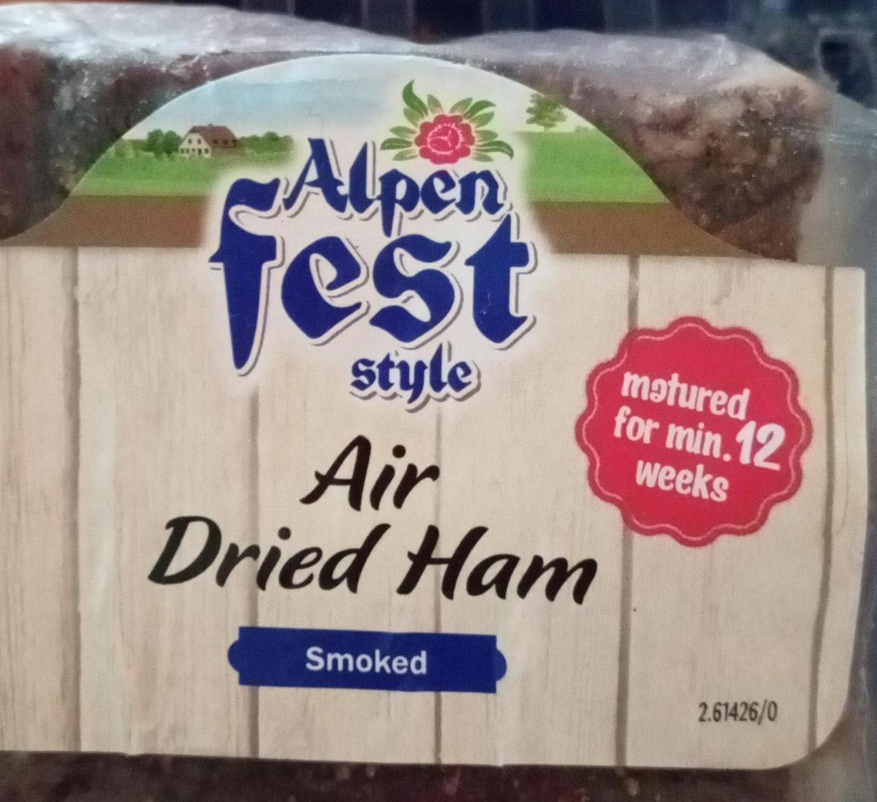 Fotografie - Air dried ham smoked Alpen fest style