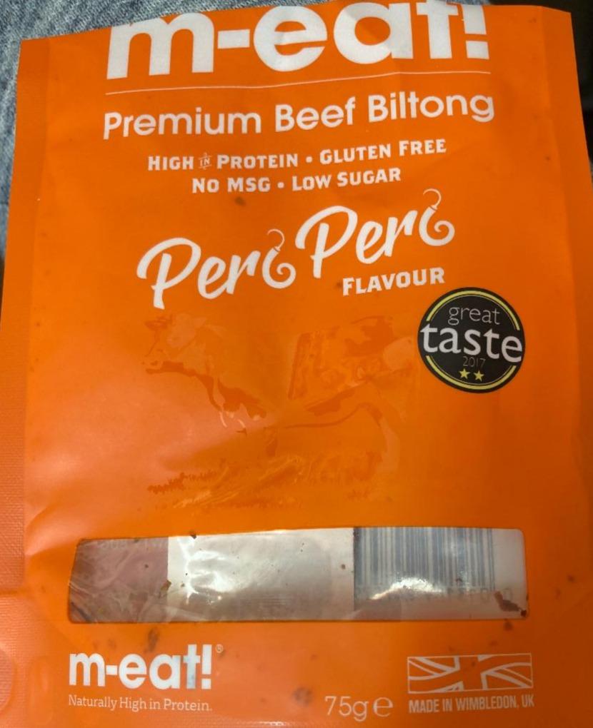 Fotografie - Meat Premium Beef Biltong Peri Peri