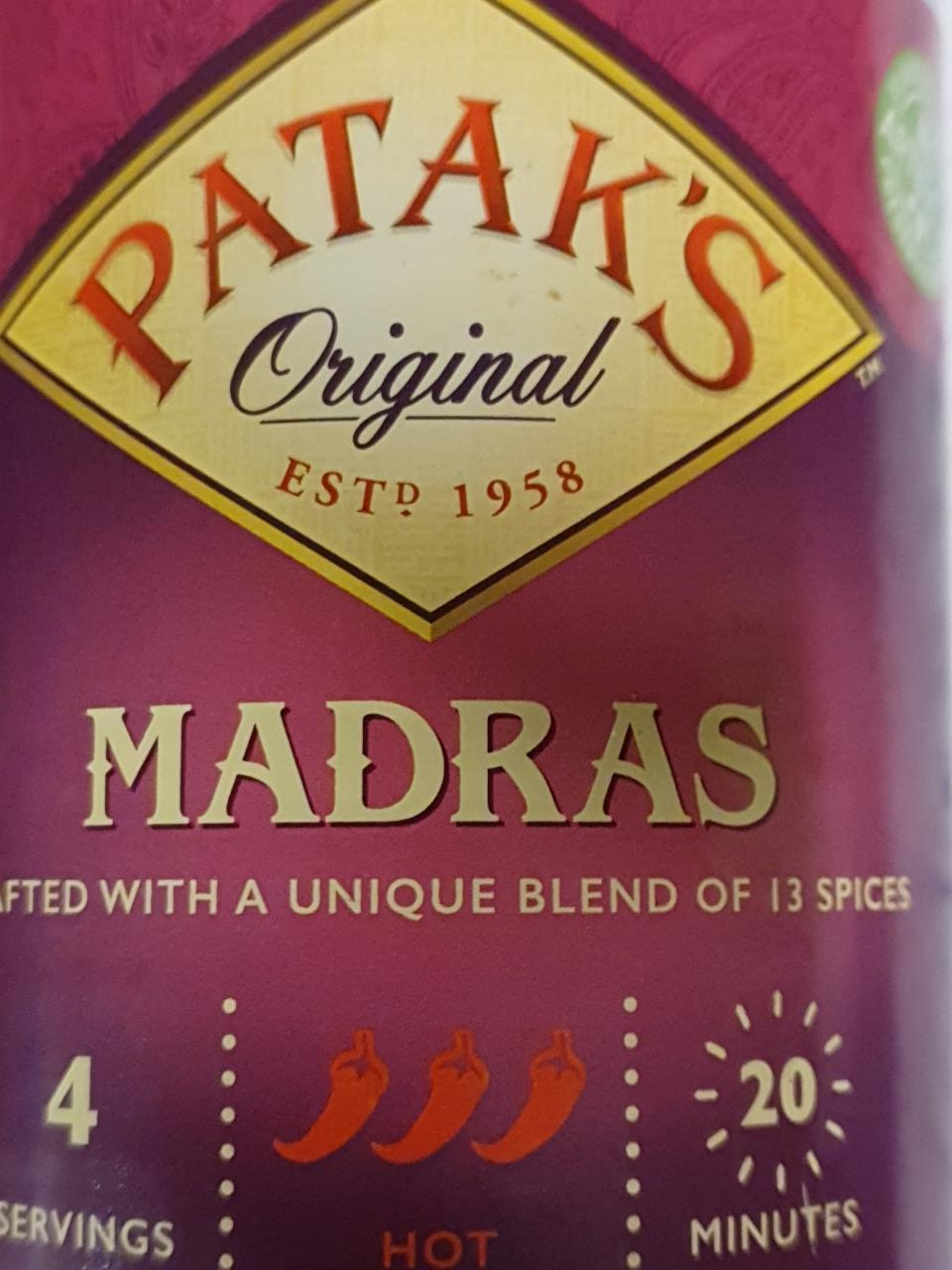 Fotografie - Madras Sauce Patak's