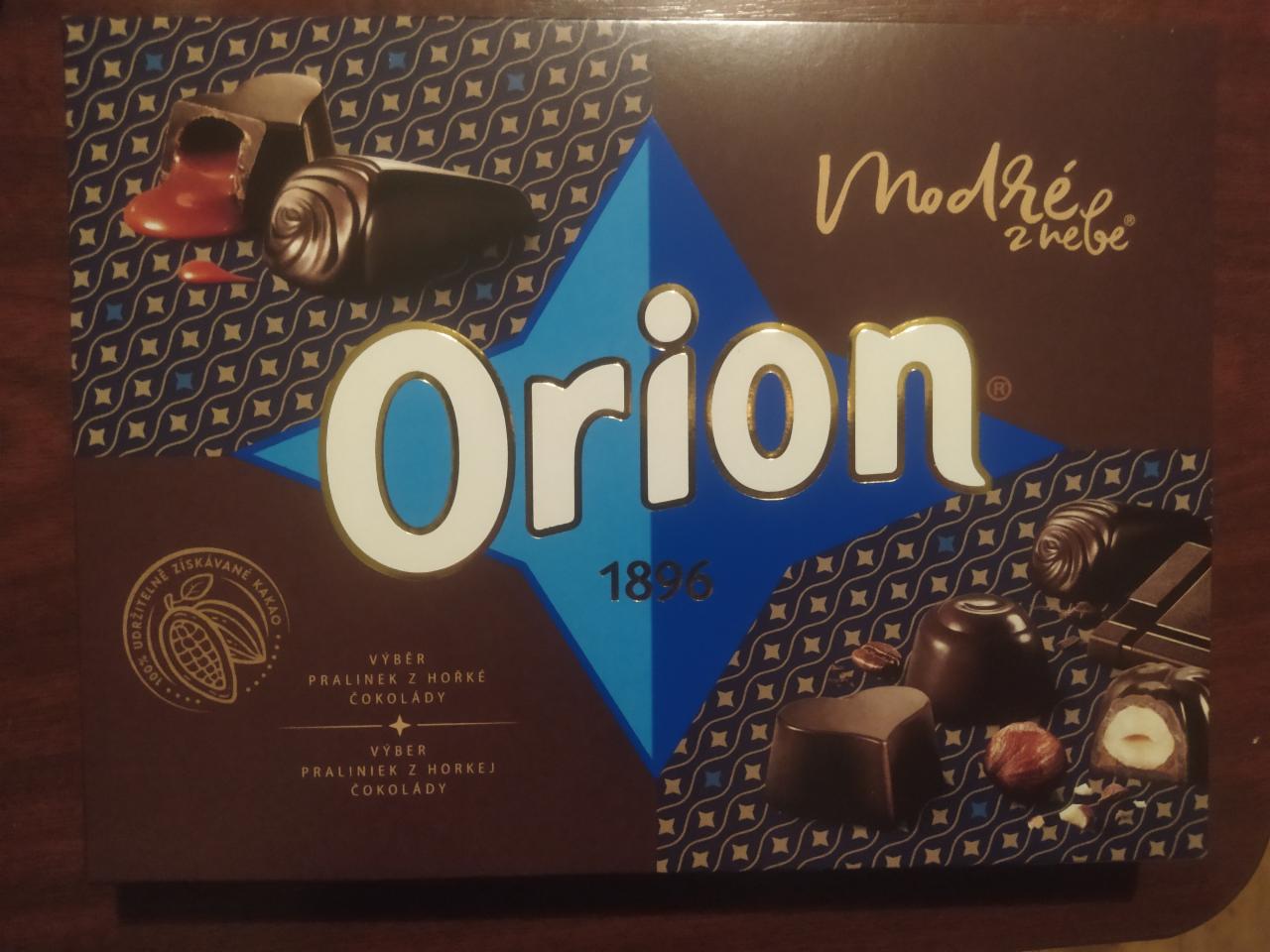 Fotografie - Pralinky z hořké čokolády Modré z nebe Orion