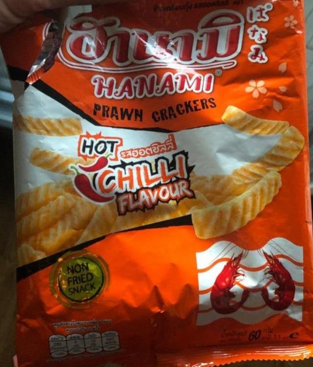 Fotografie - Prawn Crackers Hot Chilli Flavour Hanami