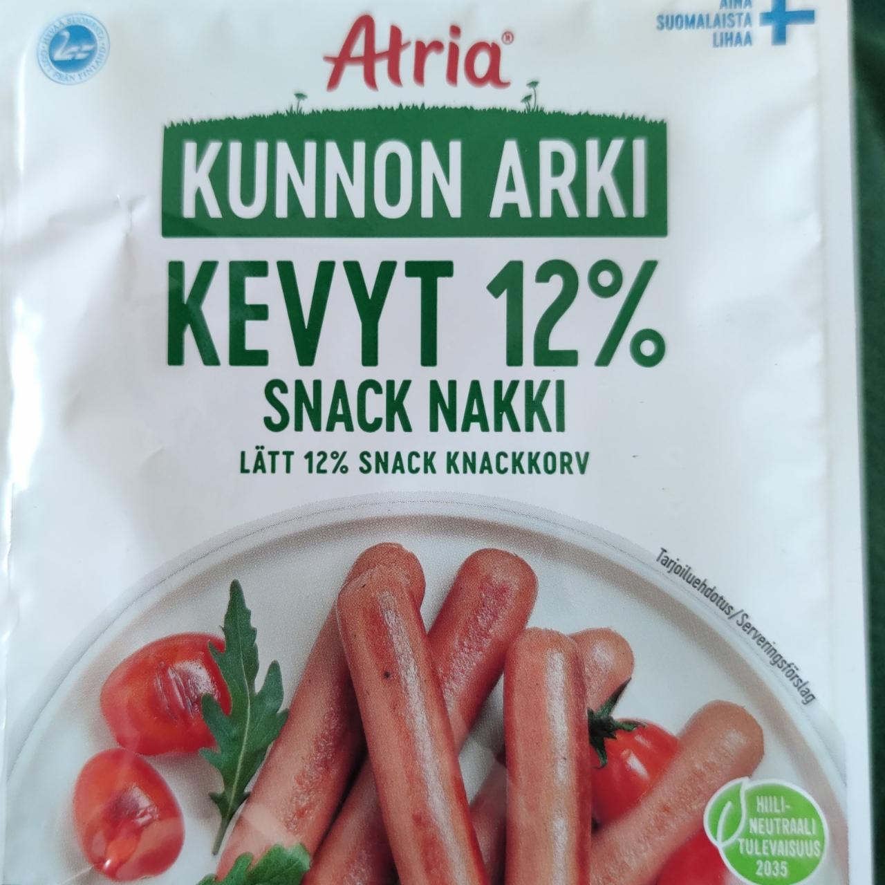 Fotografie - Kunnon arki Kevyt 12% Snack nakki Atria