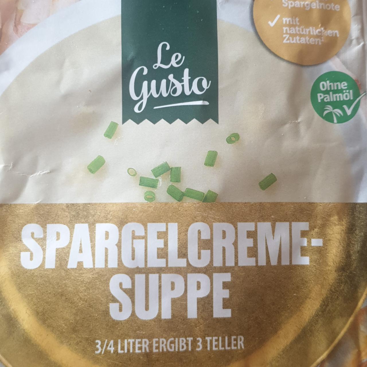 Fotografie - Spargelcreme-suppe Le Gusto