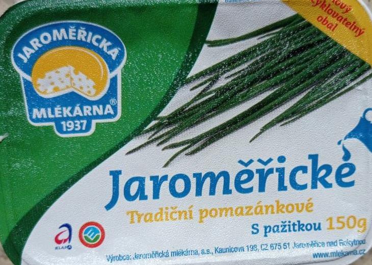 Fotografie - Jaroměřické pomazánkové máslo s pažitkou