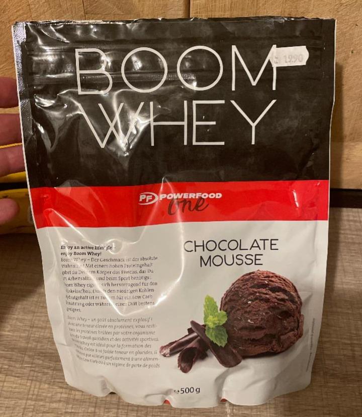 Fotografie - Boom Whey Chocolate Mousse PF PowerFood