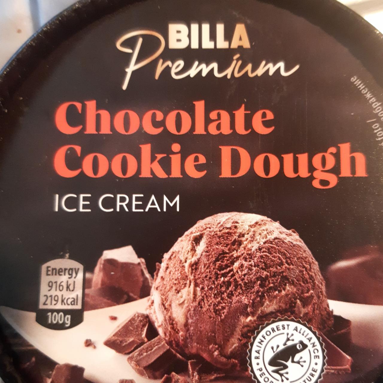 Fotografie - Chocolate Cookie Dough ice cream Billa Premium