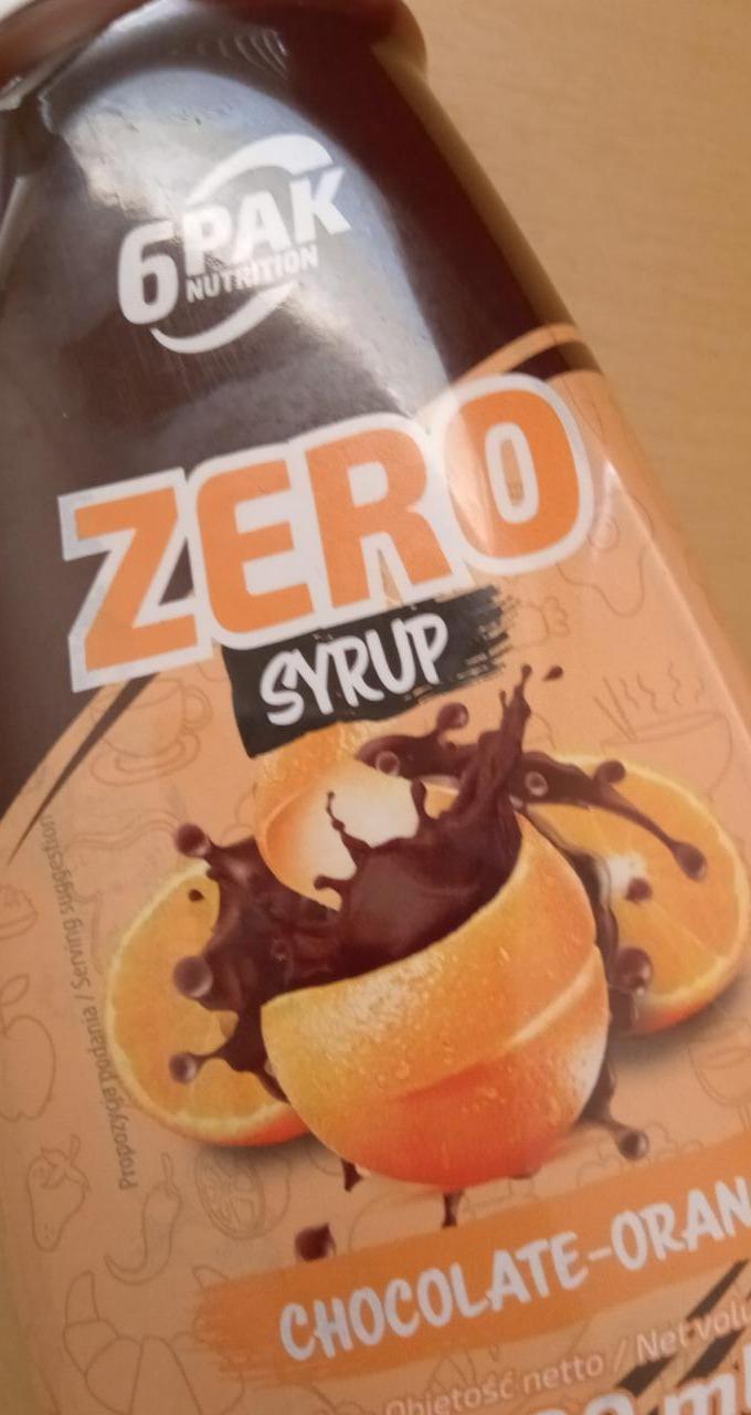 Fotografie - 6pak zero syrup Chocolate orange