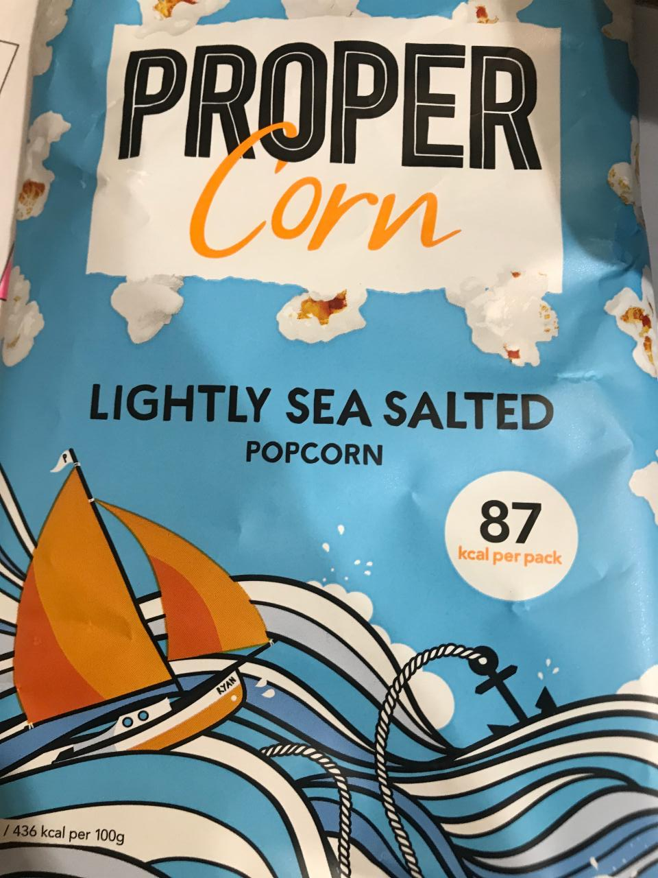 Fotografie - Popcorn Lightly Sea Salted ProperCorn