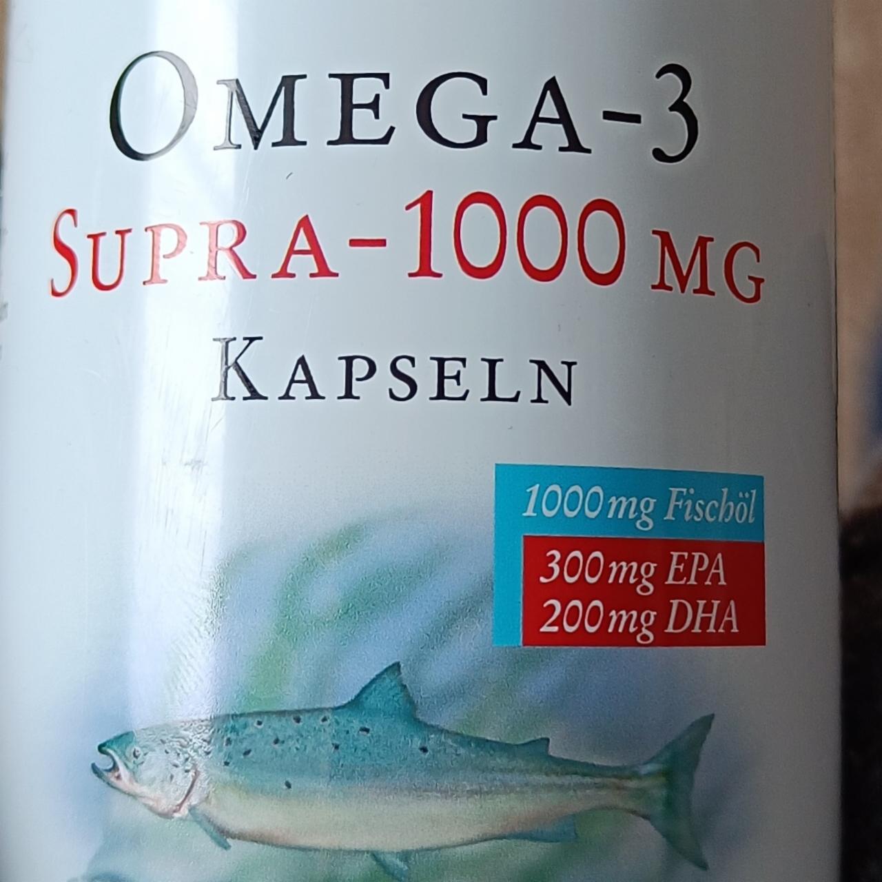Fotografie - Omega-3 Supra-1000 mg kapseln Sanct Bernhard