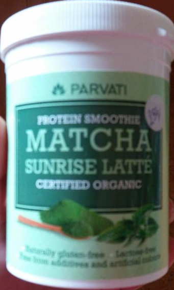 Fotografie - Protein smoothie matcha sunrise latté Parvati