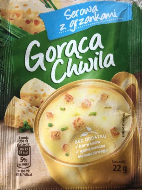 Fotografie - Instantní polévka Goraca chwila,sýrová s krutony
