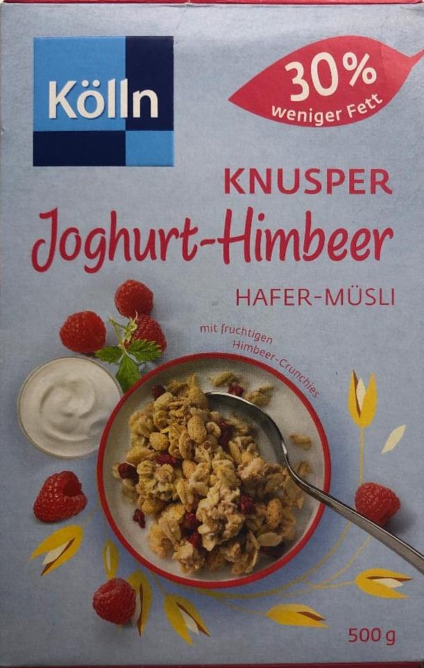 Fotografie - Müsli Knusper Joghurt Himbeer 30% weniger Fett Hafer-Müsli Kölln