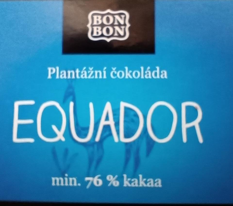 Fotografie - plantážní čokoláda Ekvádor 76% Bonbon
