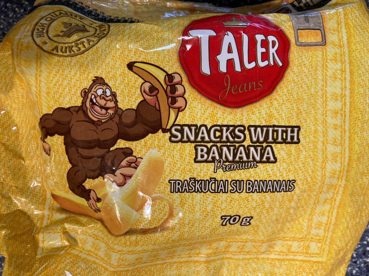 Fotografie - Snacks with banana Premium Taler Jeans