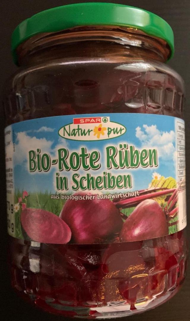 Fotografie - Bio Rote Rüben in Scheiben Spar Natur pur