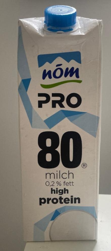 Fotografie - Pro 80 milch high protein 0,2% fett Nöm