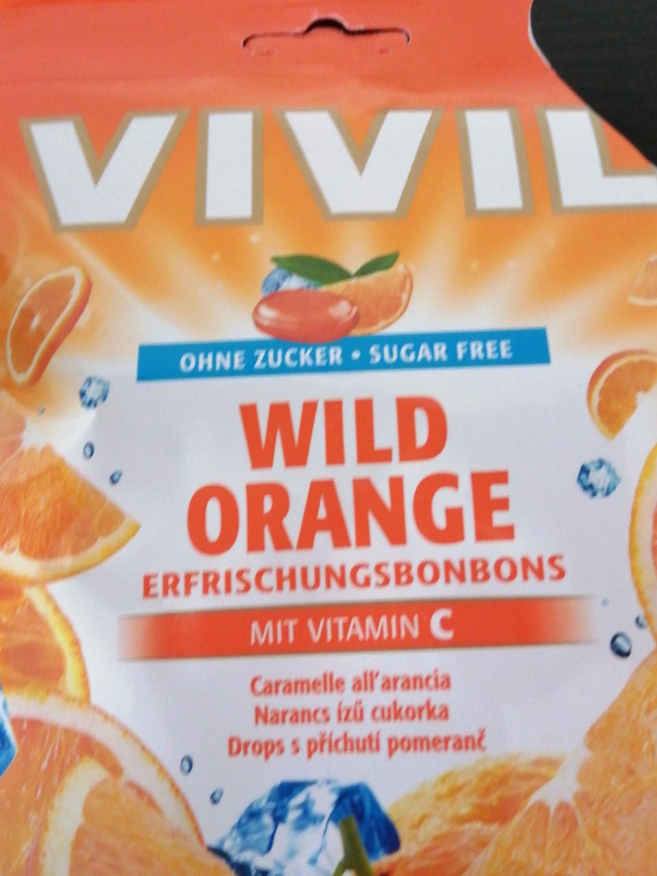 Fotografie - Vivil wild orange mit vitamin C, sugar free