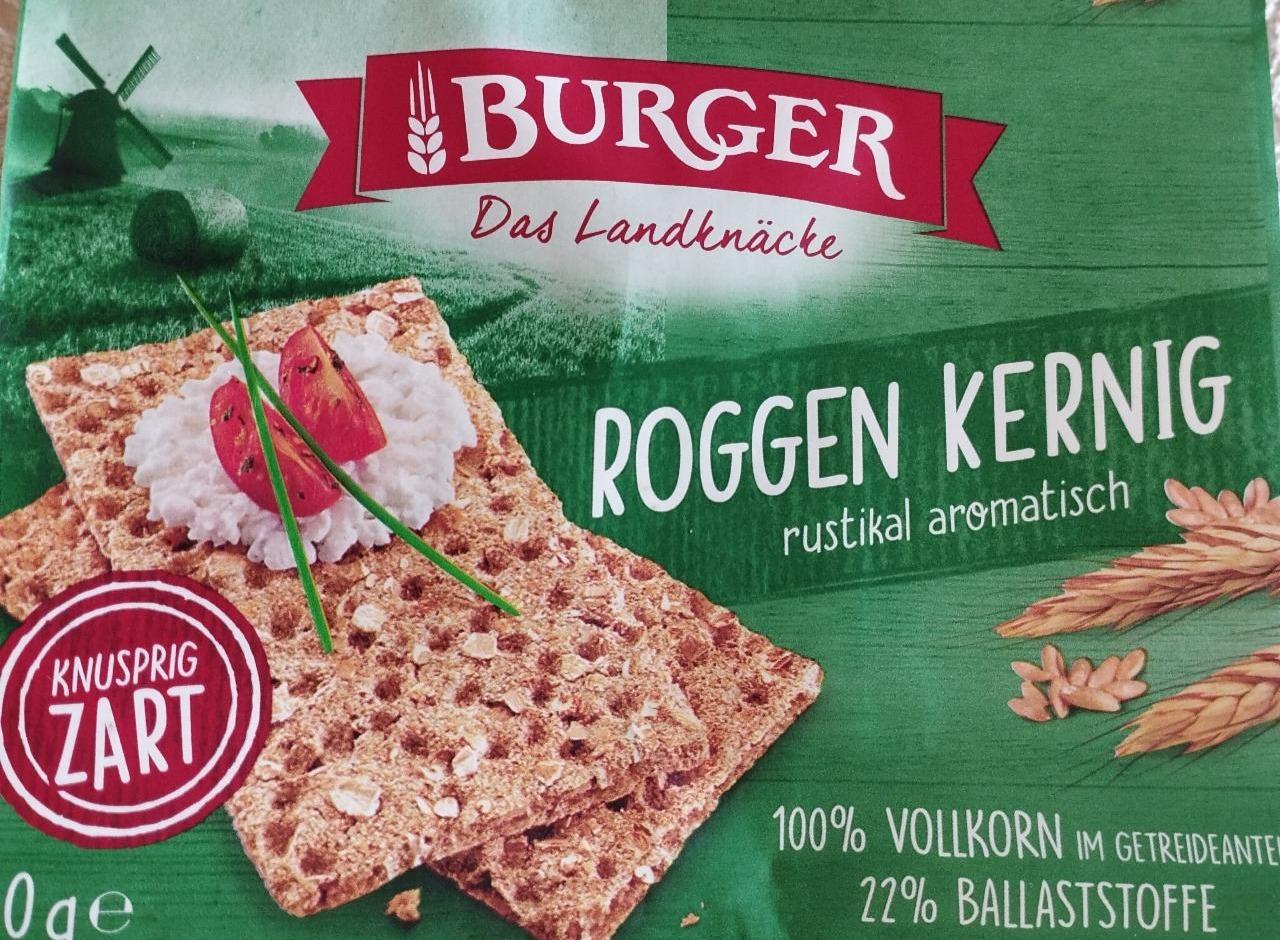 Fotografie - Das Landknäcke Knäckebrot Roggen Kernig Burger