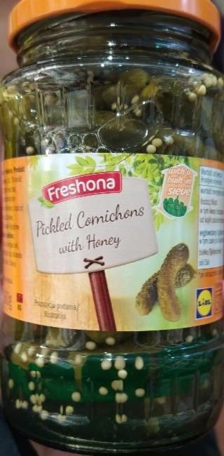 Fotografie - Pickled Cornichons with Honey Freshona