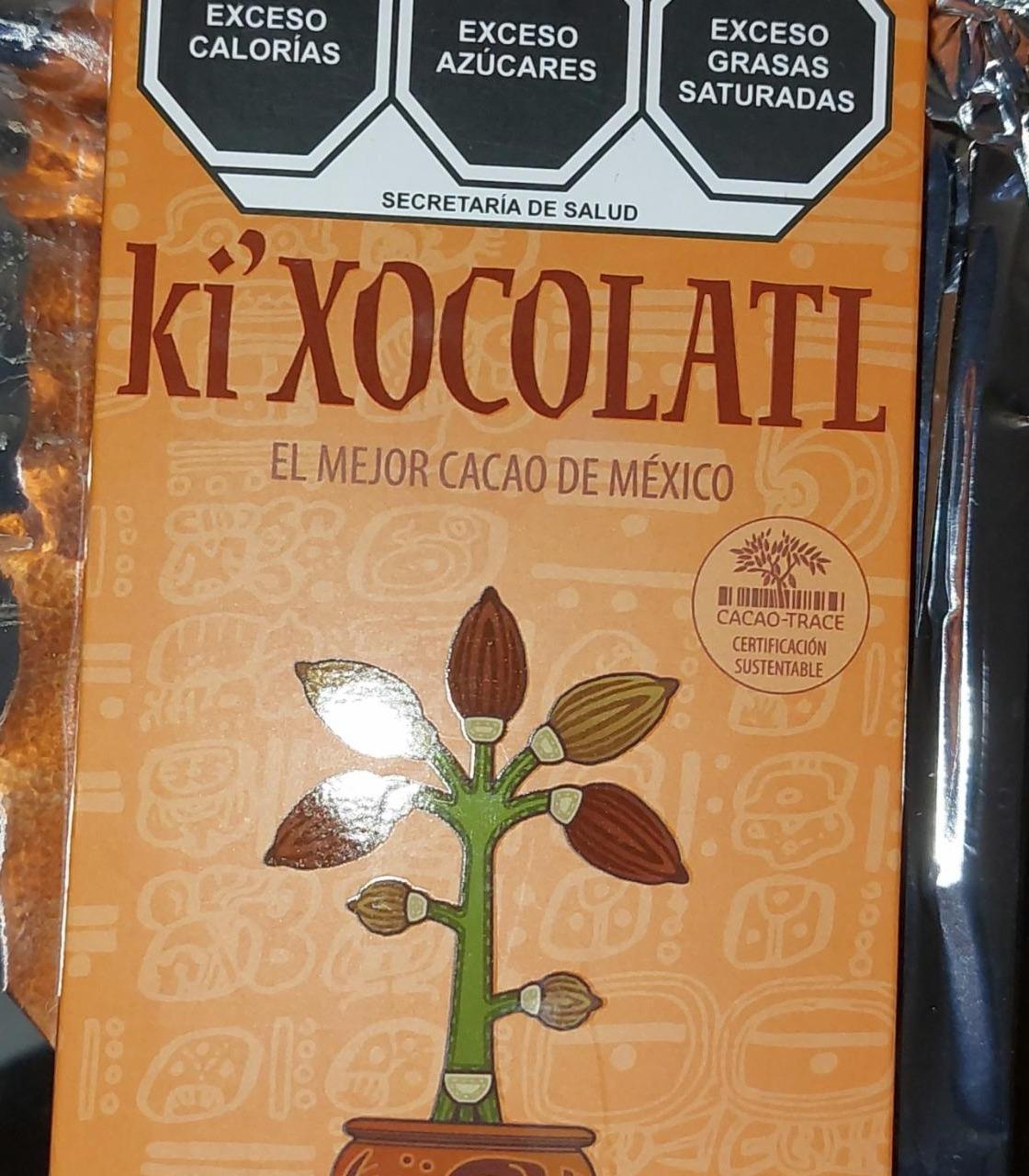 Fotografie - Milk Chocolate with baked corn chips Ki'Xocolatl