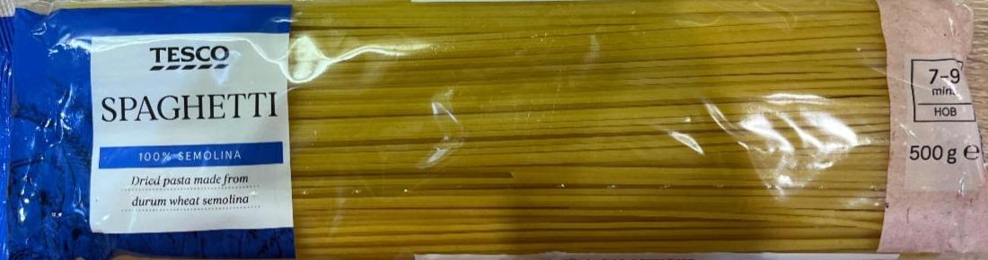 Fotografie - spaghetti 100% semolina Tesco