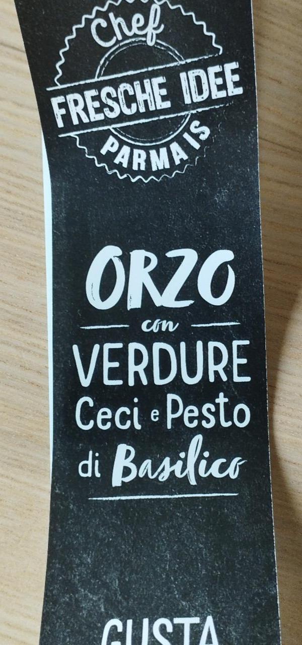 Fotografie - Orzo con Verdure Ceci e Pesto di Basilico Chef Fresche Idee