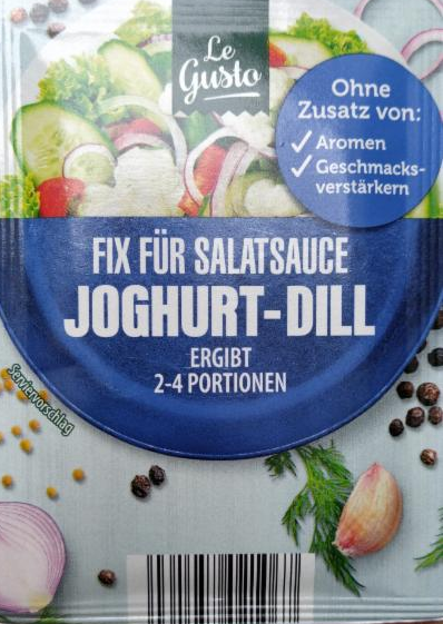 Fotografie - Fix für Salat-Sauce Joghurt-Dill Le Gusto