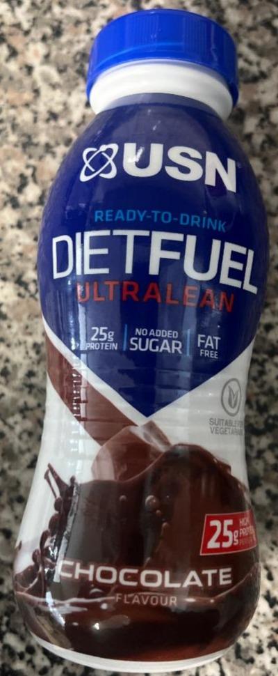 Fotografie - Diet Fuel Ultralean Ready-To-Drink Chocolate Flavour USN