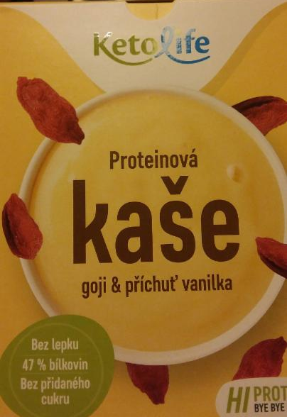Fotografie - Proteinová kaše goji & příchuť vanilka Ketolife