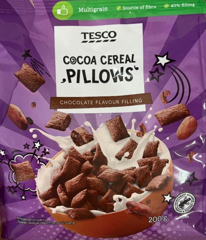 Fotografie - cocoa cereal pillows chocolate flavour filling