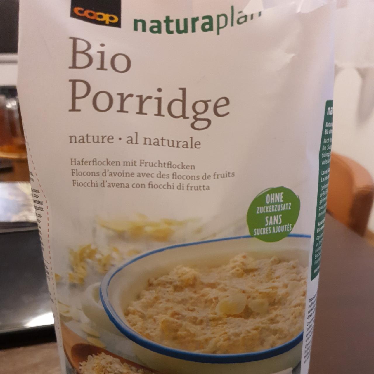 Fotografie - Bio Porridge nature Coop Naturaplan