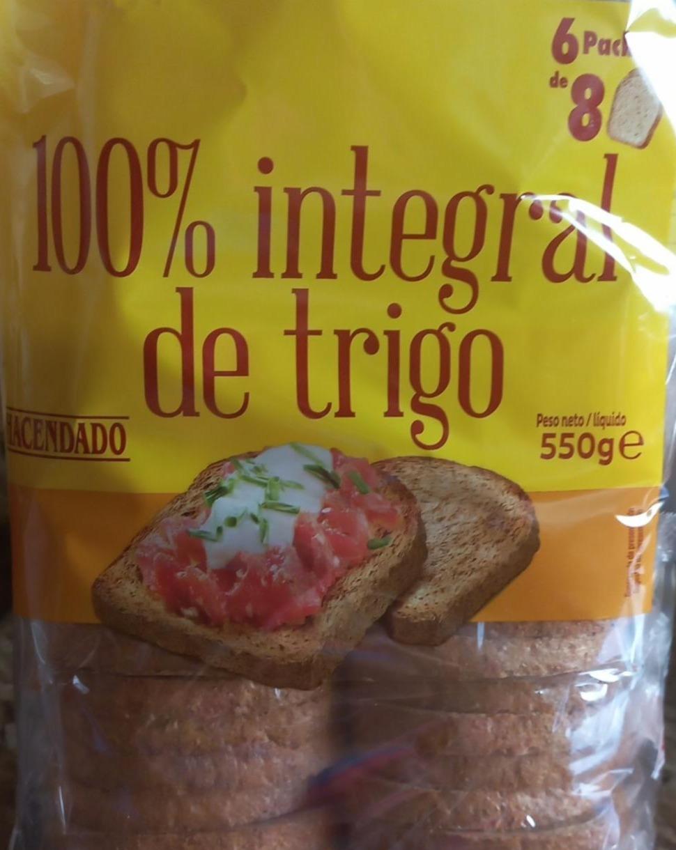Fotografie - 100% integral de trigo Hacendado
