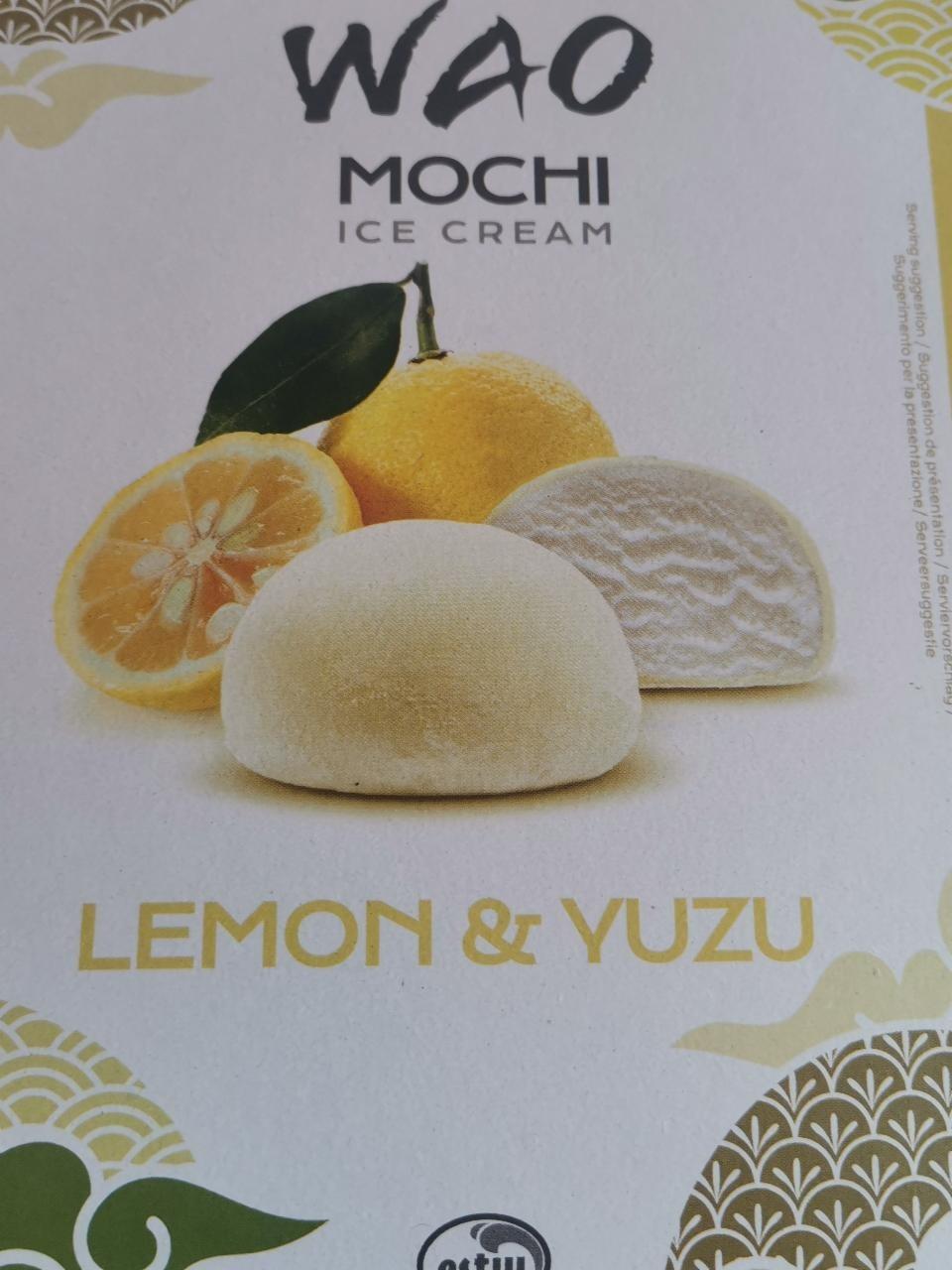 Fotografie - Wao mochi ice cream Lemon Yuzu