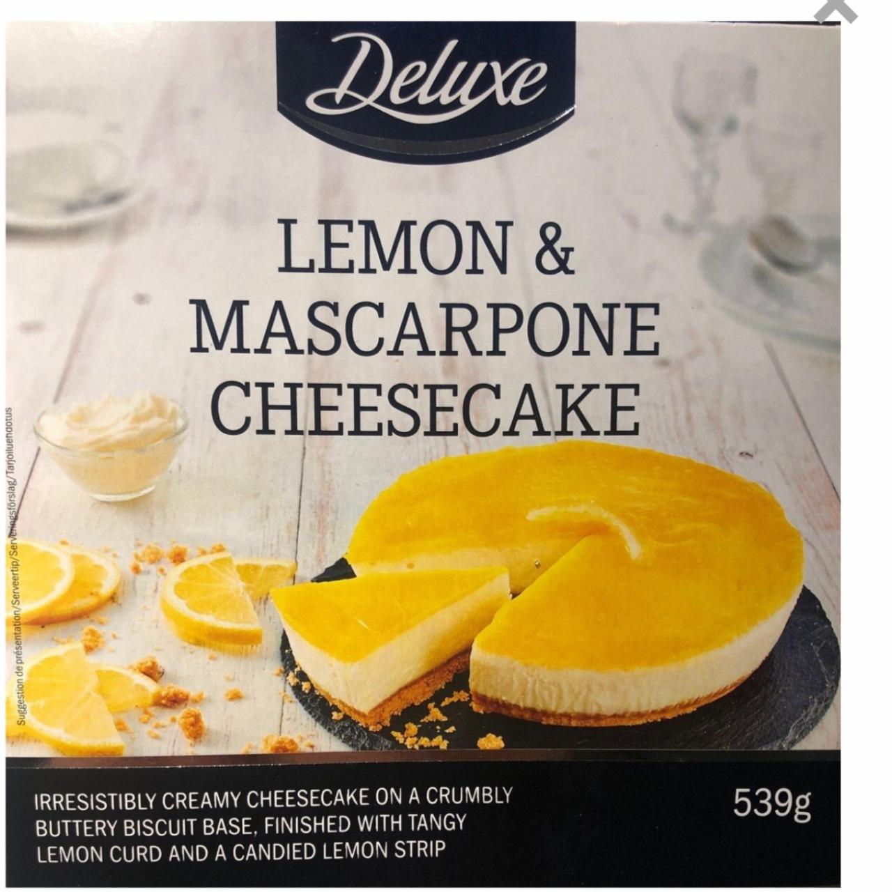 Fotografie - Lemon & Mascarpone Cheesecake Deluxe