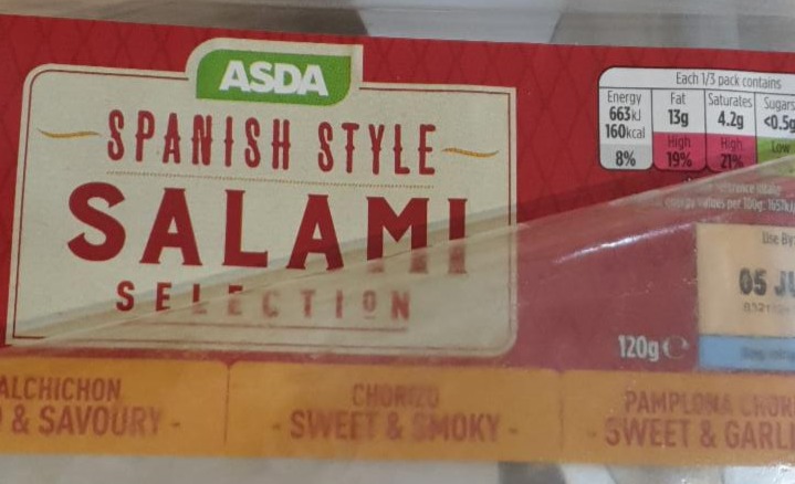 Fotografie - Spanish Style Salami Selection Chorizo Asda