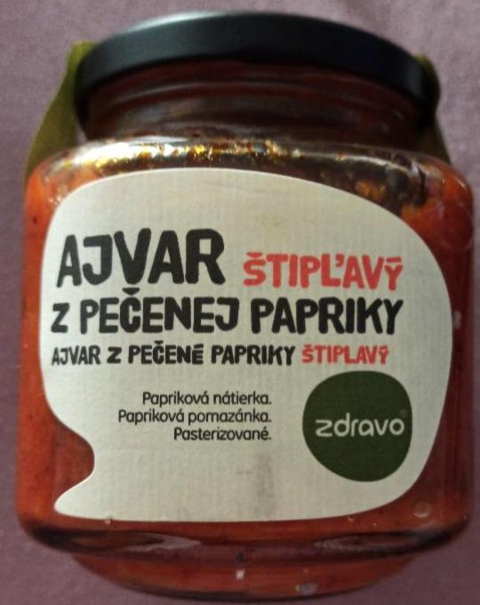 Fotografie - Ajvar z pečené papriky štiplavý Zdravo