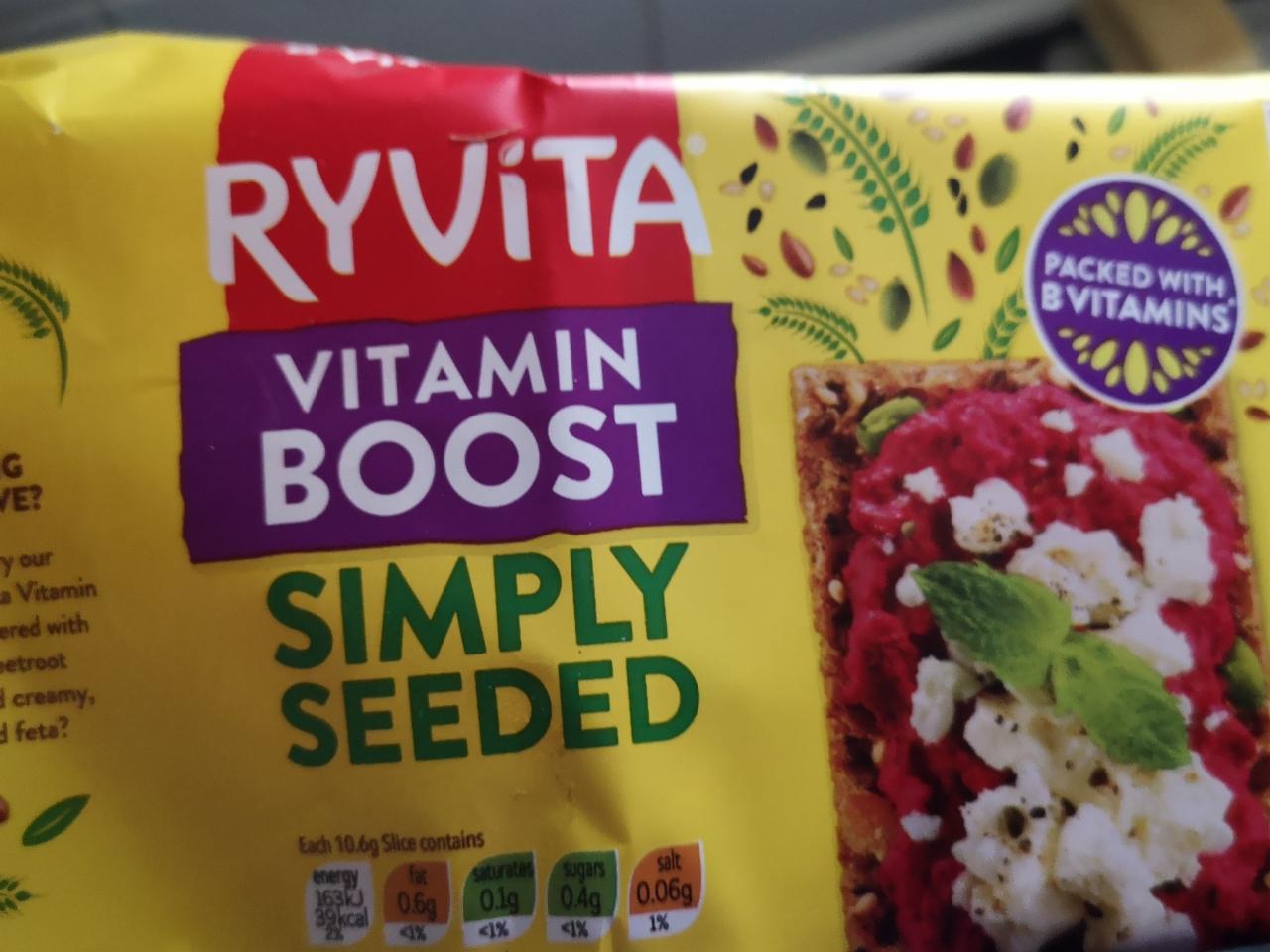 Fotografie - Vitamin Boost Rye Crispbreads with added calcium and B vitamins Ryvita