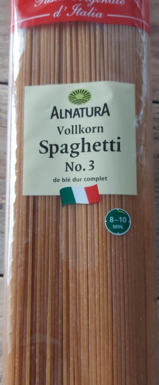 Fotografie - Bio Vollkorn Spaghetti No.3 Alnatura