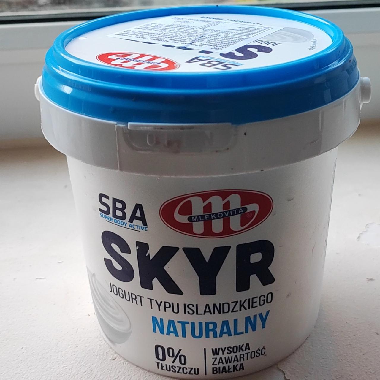 Fotografie - Skyr jogurt typu islandzkiego naturalny 0% Mlekovita