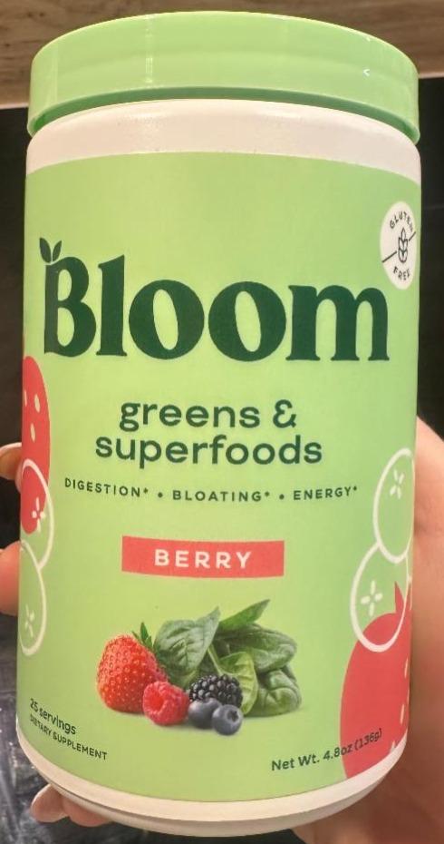 Fotografie - Greens & Superfoods Berry Bloom