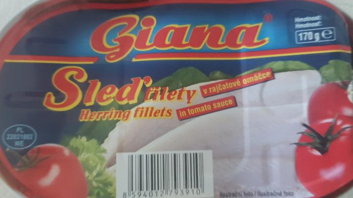 Fotografie - Sleďové filety v rajčatové omáčce Giana