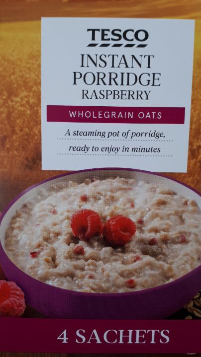 Fotografie - Instant Porridge Raspberry Tesco