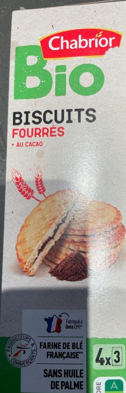 Fotografie - BIO Biscuits fourrés au cacao Chabrior