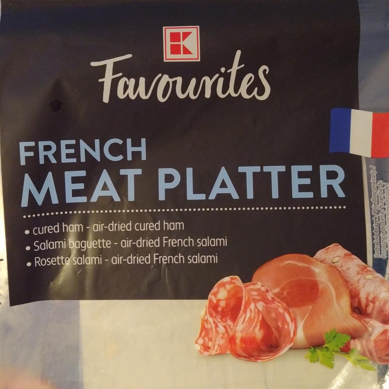 Fotografie - French Meat Platter Salám Baguette K-Favourites