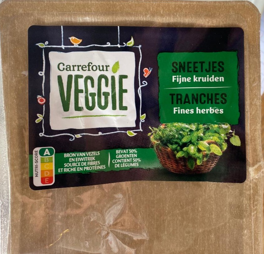 Fotografie - Tranches Fines herbes Carrefour Veggie